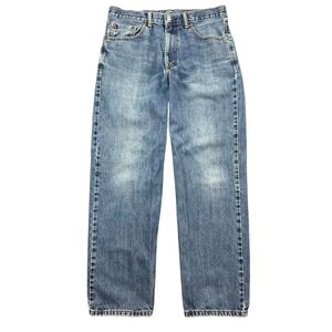 Levi's 550 Jeans Men's 34x32 (32x31) Blue Relaxed Fit Denim Medium Wash Y2K